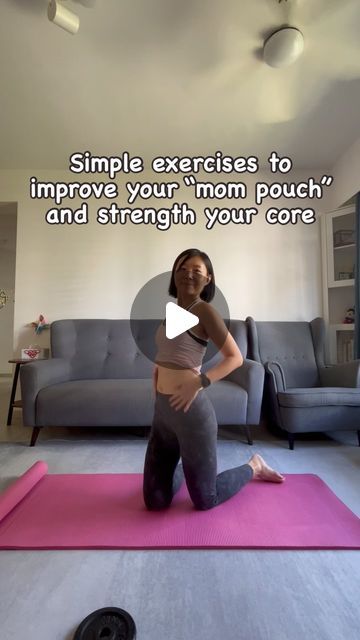 𝘾𝙝𝙡𝙤𝙚 𝙎𝙤𝙤 on Instagram: "After my 90 days prog, it’s true that my waistline inches have dropped a lot (14cm in total)! But I still wish to tighten that postpartum “mom pouch” and strengthen my core. 

So I’ve started these simple exercises and I’m gonna do these exercises 3x a week to see how it can tone up my tummy! My next goal is to have that 川 lines abds 😜😍 

These exercises took me 20mins only! 
I’m recording here for my own reference so I will keep track of my own progress! 

Save and share this video so more mummies can do together.. Follow me for more videos!! ☺️

#postpartumbody #postpartumexercise #homeexercise #diatasisrecti #momof3 #toningworkout #coreworkout #beginner #losefats #losebellyfats #sustainablefatloss #20minsexercise #momfitness #momfitnessjourney #mompouc Mummy Pouch Exercise, Mom Pouch, Mom Tummy, My Core, Postpartum Body, Simple Exercises, Post Partum Workout, Toning Workouts, Tone Up