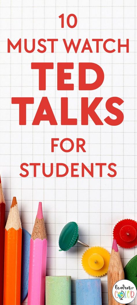 Podcasts For High School Students, Motivation For High School Students, Ted Talks For Middle School Students, Podcast For High School Students, Kindness Middle School Activities, The Best Ted Talks, Ted Talks For Students, Questions For High School Students, Ted Talks For Teachers