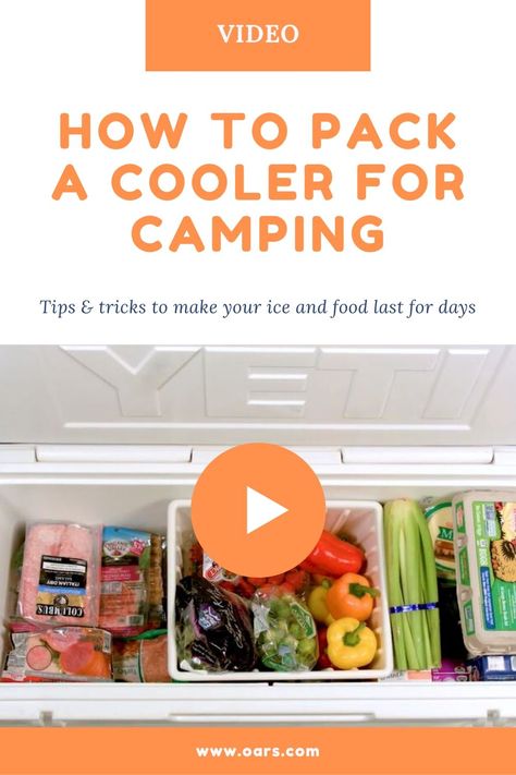 How To Store Food In Cooler For Camping, How To Pack A Cooler For Camping Food, Keep Food Cold Camping, Packing Cooler For Camping, Cooler Packing Tips, Packing A Cooler For Camping, How To Pack Food For Camping, How To Pack A Cooler, How To Pack A Cooler For Camping