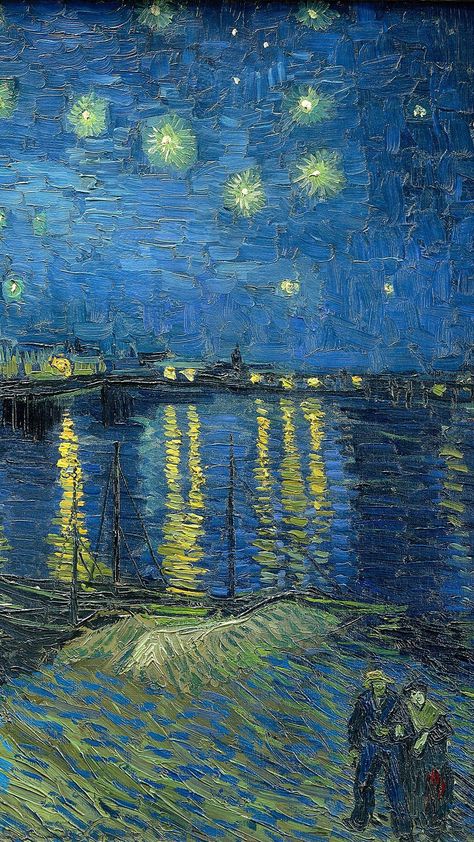 Vincent Van Gogh iPhone Wallpapers - Top Free Vincent Van Gogh iPhone Backgrounds - WallpaperAccess The Starry Night, Van Gogh, Starry Night, Boats, Wallpapers, Iphone, Van, Water, Art