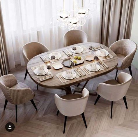 Dining Table Design Modern, 3d Architect, Dining Room Design Modern, Dinning Room Design, Dining Room Spaces, Dining Design, Wooden Dining Table, Dining Room Interiors, Living Room Design Decor