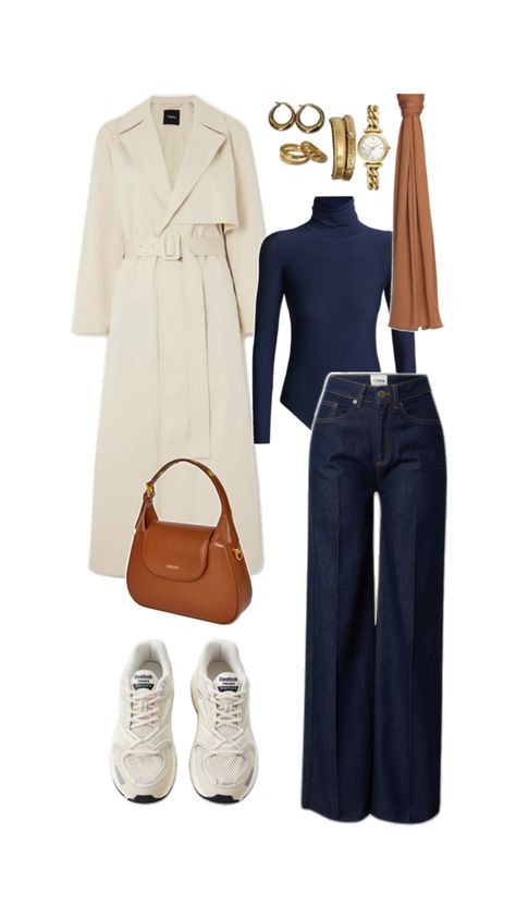 #fall #autumn #outfit #falloutfit #outfitinspo #wardrobe #hijabi #inspiration #colorcombinations #modest #modestfit #modestoutfits #fallmodest Brown Color Combinations, Outfit Inspo Hijabi, Best Wedding Shoes, Shoes For Brides, Outfits For Spain, Airy Wedding, Stylish Work Attire, Casual Hijab Outfit, Hijabi Outfits Casual