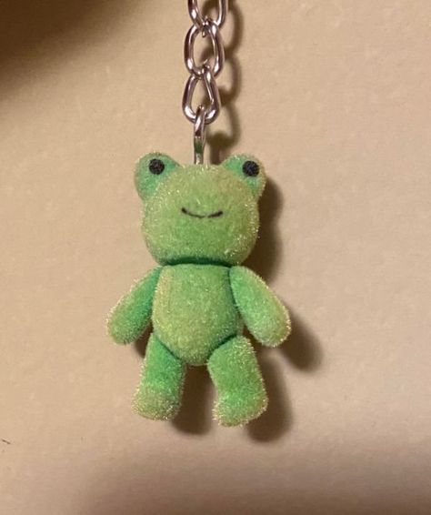 Stuffed Animals Aesthetic, Frog Keychain, Animals Aesthetic, Bear Keychain, Animal Drawing, Green Frog, Planet Earth, Stuffed Animals, Things That