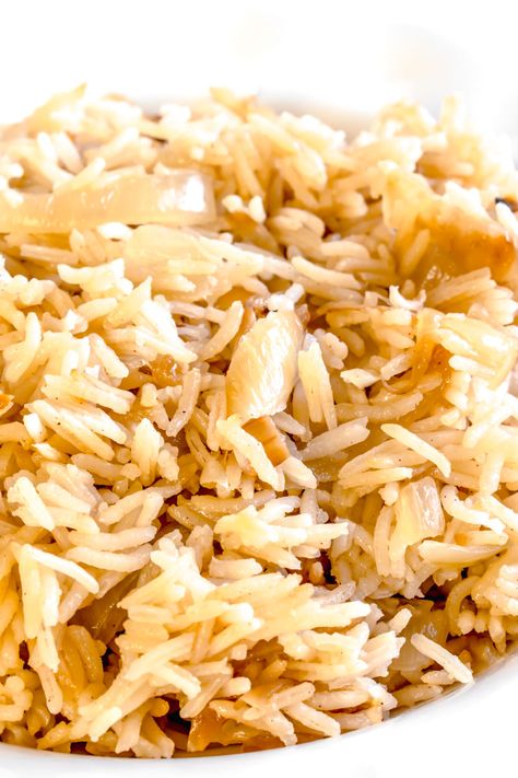 Caramelized Onion Rice recipe Onion Rice Recipe, Rice Recipe Easy, Onion Rice, Healthy Rice Recipes, Baked Onions, Carmelized Onions, Healthy Rice, Salads Recipes, Sweet Rice