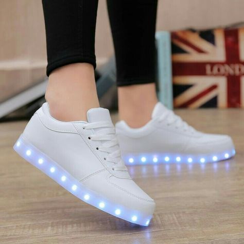 Led Shoes, Footwear For Women, Kawaii Shoes, Light Up Shoes, Lit Shoes, Best Shoes For Men, Mens Shoes Casual Sneakers, Hype Shoes, Girly Shoes