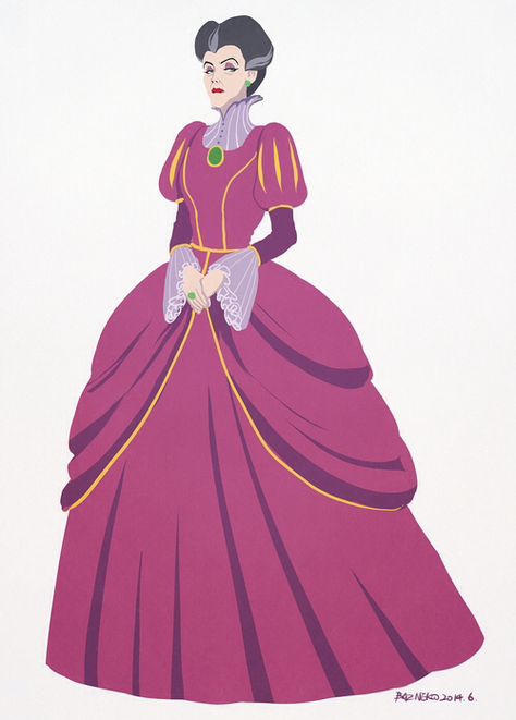 Lady Tremaine Wicked Stepmother, Villain Fashion, Cinderella Characters, Lady Tremaine, Disney House, Evil Disney, Animation Disney, Female Villains, Disney Fanart