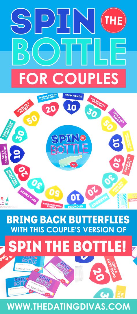 Turn up the heat in your marriage TONIGHT by playing this spicy version of spin the bottle! A romantic DIY bedroom game for couples! #spinthebottle #bedroomgame Couples Projects, Valentines Games For Couples, Spin The Bottle Game, Bedroom Ideas For Couples Romantic, Diy Projects For Couples, Game For Couples, Couples Game Night, Date Night Games, Romantic Diy