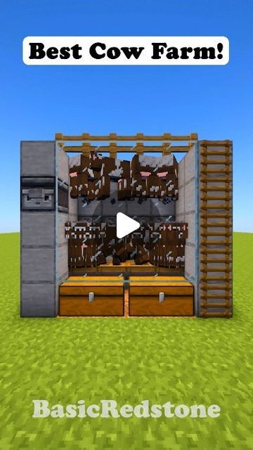 Cute Cow Farm Minecraft, Minecraft Animal Farm Ideas Layout, Minecraft Afk Farm, Minecraft Builds Farm, Cactus Farm Minecraft, Minecraft Building Ideas Farm, Minecraft Farm Builds, Cow Farm Minecraft, Minecraft Farm Layout