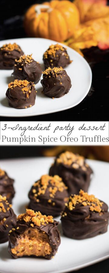 Chocolate Truffle Cookies, Pumpkin Balls, Oreo Cookie Balls, Cookies Pumpkin, Cookie Balls, Oreo Balls, Pumpkin Spice Cookies, Dipped In Chocolate, Oreo Truffles