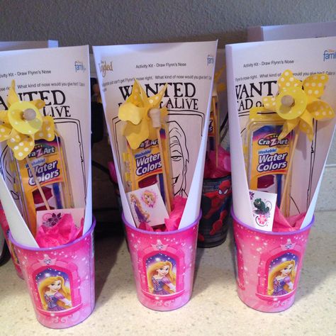 Rapunzel Birthday Party Ideas Gift Bags, Rapunzel Goodie Bags Ideas, Rapunzel Party Favors, Tangled Party Favors, Rapunzel Birthday Party Ideas, Tangled Birthday Party, Rapunzel Birthday, Rapunzel Birthday Party, Tangled Birthday