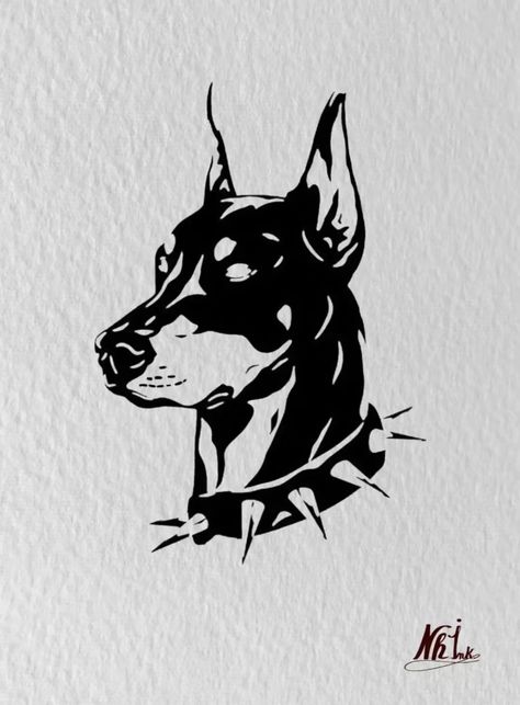 Growling Dog Tattoo, Great Dane Tattoo, Great Dane, Tatting, Tattoo Ideas, Tattoos, Quick Saves