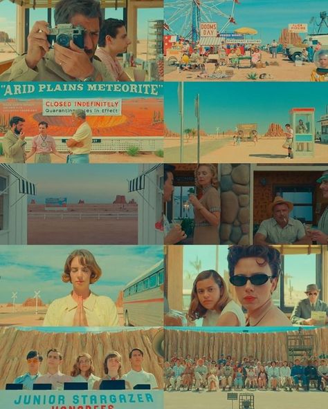 Wes Anderson Color Palette, Wes Anderson Characters, Wes Anderson Aesthetic, Asteroid City, Wes Anderson Style, Wes Anderson Movies, Wes Anderson Films, Movie Club, Septième Art