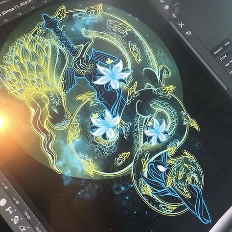 ChocolateRaisinFury . Enamel pins on Instagram: "I’VE HIT A WAAALLLLL I’m gunna go have lunch and hope I can return to this with a fresher mind T-T . . . . #farosh #wip #workinprogress #botw #silentprincess #art #digitalillustration #photoshop #doodlesofinstagram #painting #illustration #drawingoftheday #artistsofinstagram #artist #fanart #instadraw" Farosh Botw Tattoo, Zelda Light Dragon Art, Zelda Totk Light Dragon Fanart, Light Dragon Zelda Art, Farosh Botw, Legend Of Zelda Tattoo, Zelda Merch, How To Draw Tears, Loz Art