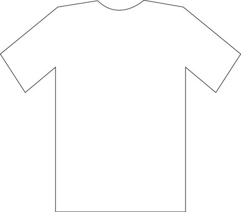 Blank Tshirt, T Shirt Sketch, Jersey Template, Blank Coloring Pages, Shirt Sketch, Cake Templates, T Shirt Template, Tshirt Template, Word Shirts