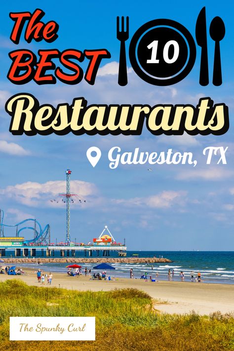 Galveston Texas Vacation, Galveston Texas Beach, Galveston Restaurants, Galveston Beach, Texas Restaurant, Texas Beaches, Explore Texas, Texas Adventure, Texas Destinations