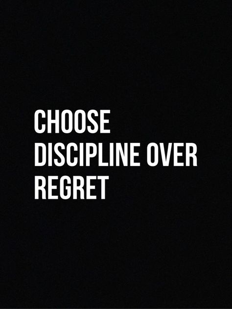 Discipline Or Regret, Pain Of Discipline, Workout Advice, Sigma Rules, Borders For Paper, 2024 Vision, Inspirational People, Business Motivation, Follow For More