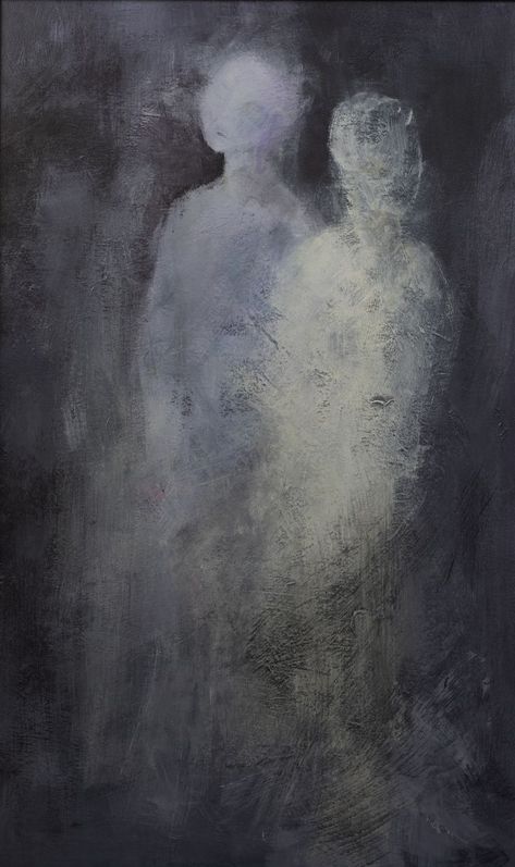 Paintings Of Ghosts, Art Ghost, Dark Ghost, Painting Ghost, Male Ghost Aesthetic, Ghosts Painting, Ghost Love, Ghost Reference, Ghost Art Aesthetic