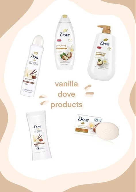 Dove Shea Butter Deodorant, Dove Vanilla Shampoo, Vanilla Shea Butter, Vanilla Dove Body Wash, Dove Vanilla Products, Dove Vanilla Deodorant, Dove Vanilla Body Wash, Dove Moisturizer, Vanilla Shampoo And Conditioner