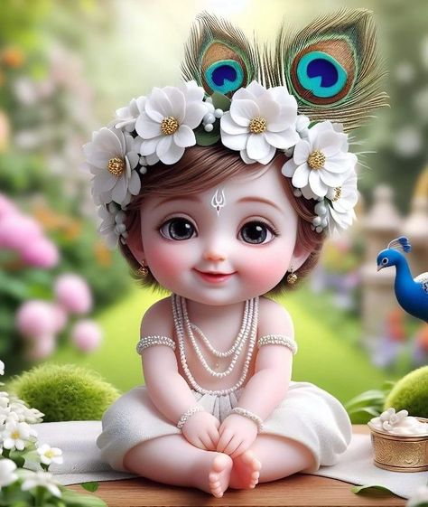 Kanha Ji Images, Recipe Wallpaper, Creative Instagram Names, Little Kanha Ji Images, Tiktok Whisper, Good Morning Animals, Morning Pic, Indian Diamond Jewellery, Buddha Wall Art