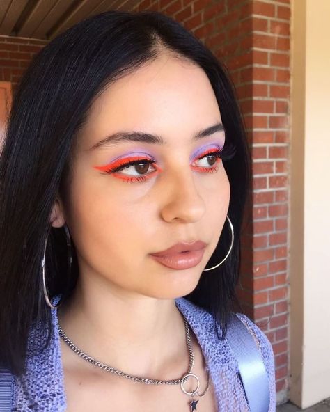 Kirsten Sage Coleman on Instagram: “Closer look on “Maddy” for Euphoria Season 1 - Makeup by me, dept. head @donni.davy. @euphoria @hbo @a24 #hbo #euphoria #a24 @alexademie…” Color Liner Looks, Alexa Damie, Editorial Make-up, Maddy Perez, Eyeshadow Ideas, Baddie Vibes, Festival Inspo, Eye Makeup Looks, Alexa Demie