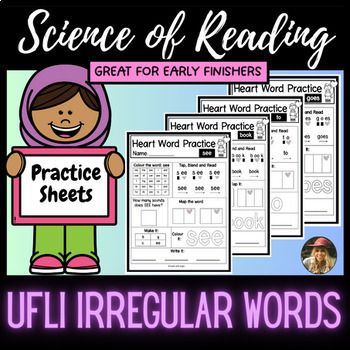 Introducing Heart Words Practice Sheets! Perfect for classrooms, these engaging sheets are specifically designed to have students practice IRREGULAR WORDS with meaningful and impactful exercises. Whether used in centers, for early finishers, or during small group instruction, Heart Words Sheets are a game-changer in reinforcing crucial literacy skills.Do your students sometimes struggle when working independently? Are you concerned they might be practicing skills incorrectly, hindering their pro Ufli Foundations 2nd Grade, Ufli Foundations First Grade, Irregular Words, Reading Intervention Classroom, Ufli Foundations, Intervention Classroom, Wilson Reading, Dyslexic Students, Word Work Stations