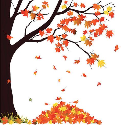 Doodle Challenge, Pile Of Leaves, Fall Clip Art, 동화 삽화, Pour Art, Leaf Illustration, Autumn Tree, Leaf Drawing, Leaves Vector