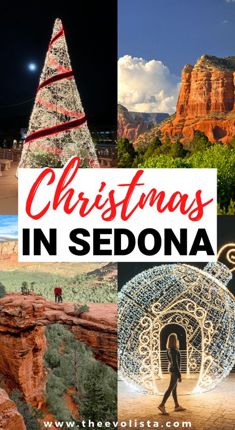 December trip to Sedona | Sedona Holiday Activities | Sedona travel guide | Two days in Sedona | Best things to do in Sedona | How to Find the Sedona Vortexes | Best Sedona Hikes | 2 days in Sedona Arizona | Tips and tricks for Sedona travelers | Best Sedona Vortex locations | Best Sedona hikes | Sedona hiking | Devils Bridge Sedona | Cathedral Rock Sedona | What to do on a Sedona trip | Arizona travel | Best time to go to Sedona | Bucket List USA #sedona #arizona #usa #hike #hiking #trails Christmas In Sedona, Sedona In December, Sedona Arizona Winter, Arizona In December, Bucket List Usa, Sedona Travel Guide, Sedona Hiking, Cathedral Rock Sedona, Sedona Hotels