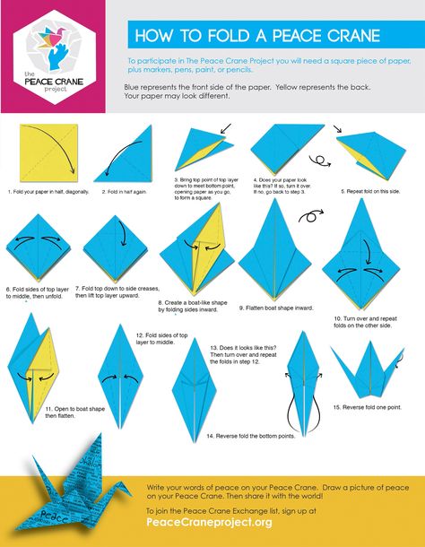 Easy Paper Origami, Origami Crane Tutorial, Origami Flapping Bird, Paper Crane Mobile, Easy Origami Animals, Birds For Kids, Origami Tutorial Easy, Origami Swan, Origami Dragon