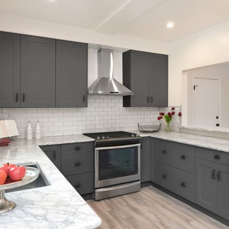 Grey quartz countertops