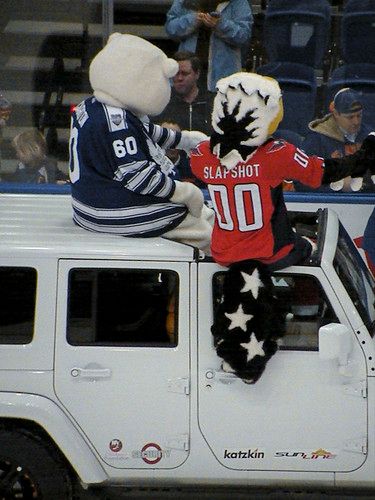 Carlton the Bear, Toronto Maple Leafs Mascot and Slapshot,… | Flickr St Louis Blues, Washington Capitals, Veterans Memorial, New York Islanders, Toronto Maple, Toronto Maple Leafs, Maple Leafs, Nassau, The Bear