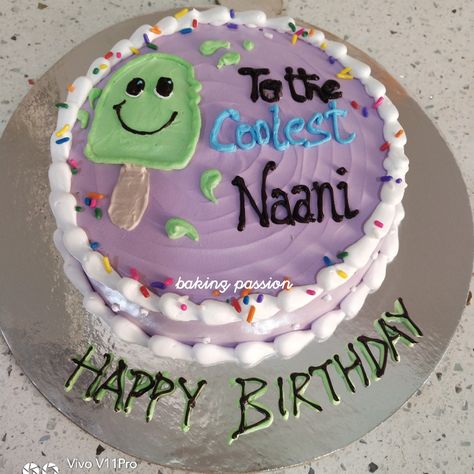 Happy Birthday Nani Cake, Happy Birthday Nani, Cake Name, Magic Cake, Cake Decorating Designs, Home Baking, Cake Decorating, Birthday Cake, Happy Birthday