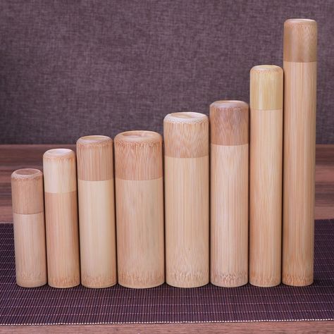 Incense Storage Ideas, Bamboo Bottle, Bamboo Diy, China Storage, Bamboo Planter, Bamboo Cups, Small Container, Bamboo Tea, Bamboo Art