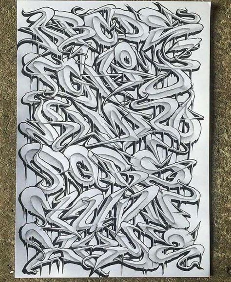 Graffiti Alphabet Wildstyle, Graffiti Alphabet Styles, Tattoo Lettering Alphabet, Graffiti Lettering Alphabet, Graffiti Art Letters, Graffiti Wildstyle, Graffiti Text, Graffiti Piece, Graffiti Words