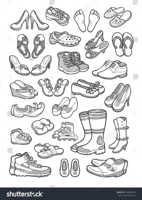 Converse Drawing, Drawing Objects, Magazine Design Inspiration, Chibi Body, Cartoon Shoes, Character Model Sheet, Female Shoes, Object Drawing, Shoes Drawing