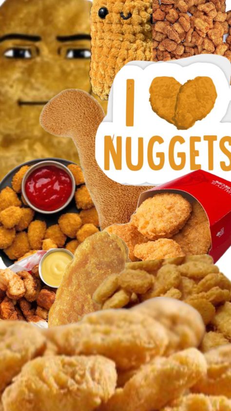 Chicken Nugget Wallpaper, Nugget Wallpaper, Chicken Nugget, Wallpaper Cute, Chicken Nuggets, Chicken, Quick Saves