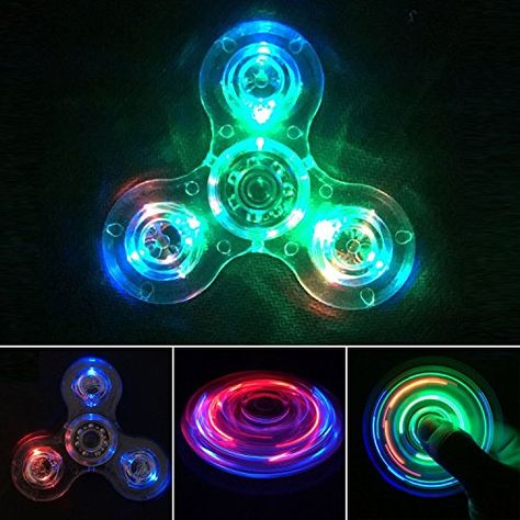 Crystal Led Light Fidget Spinner Toy Hand Tri Spinner Sin... https://www.amazon.co.uk/dp/B071XD861J/ref=cm_sw_r_pi_dp_x_9UzaAbVXYCTGV Colored Led Lights, Fidget Cube, Spinner Toy, Hand Spinner, Toys For Children, Color Effect, Fidget Spinner, Fidget Toys, Online Gifts