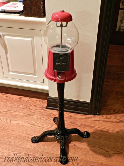 Picture Old Gumball Machine Ideas, Vintage Candy Machine, Retro Gumball Machine, Small Gumball Machine, Antique Gumball Machine, Gumball Machine, Drip Coffee Maker, Home Decorating, Gum