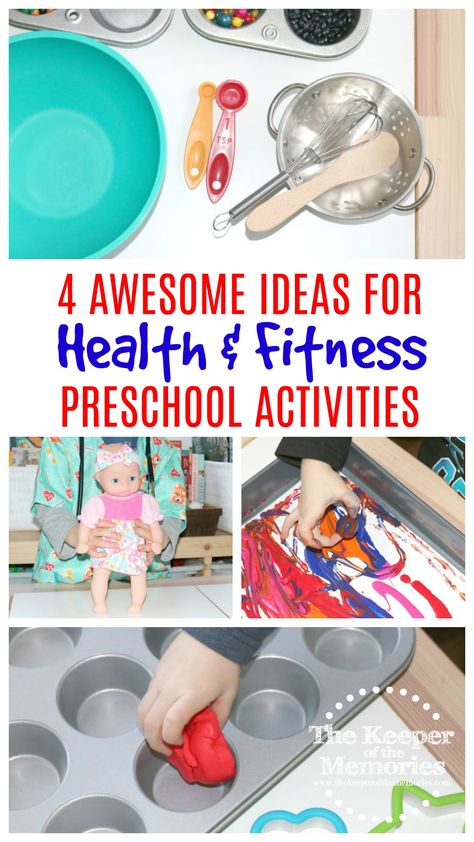 Are you looking for fun preschool health & fitness ideas for little kids? Here are a few to get you started. This post includes everything from process art and crafts to sensory activities and STEAM. Let’s learn about good habits, y’all! Preschool Monthly Themes, Healthy Habits Activities, Healthy Habits Preschool, Toddler Math, Body Preschool, Sensory Activities Toddlers, Monthly Crafts, Health Activities, Learning Tips