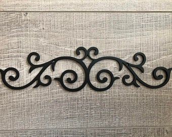 Metal Scroll Wall Decor Ideas, Wrought Iron Wall Art, Scroll Wall Art, Wrought Iron Wall Decor, Metal Home Decor, Home Decor Metal, Wall Decor Farmhouse, Screen Room, Iron Wall Decor