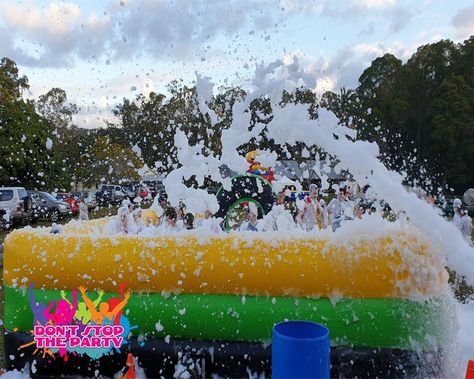 Foam Pit Party, Party Rentals Business, Foam Pit, Slushie Machine, Party Planning Business, Dunk Tank, Party Inflatables, Foam Party, Parties Ideas