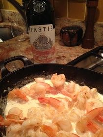 Pierre Franey - Recipes - Shrimp Sauté with Pernod Pernod Sauce, Fish Soups, Recipes Shrimp, Pernod Ricard, Sauteed Shrimp, French Recipes, Supper Ideas, Fish Soup, Best Appetizer Recipes