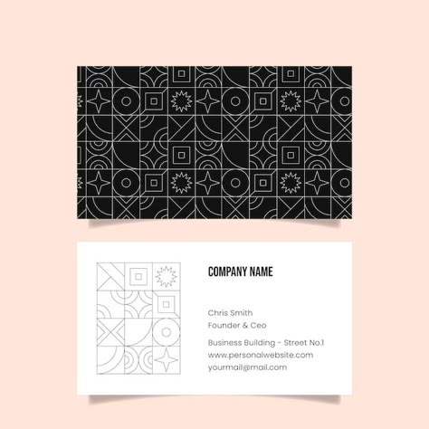 Geometric Business Card, Cnc Partition, Luxury Card Design, Business Card Icons, Gold Foil Business Cards, Feature Wall Design, Foil Business Cards, Free Business Card Templates, Business Card Pattern