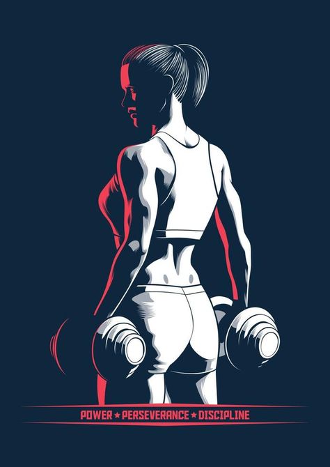 Workout Digital Art, Women Fitness Wallpaper, Ladies Gym Poster, Gym Art Women, Ladies Gym, Female Gym, Woman Gym, Gym Posters, Gym Illustration