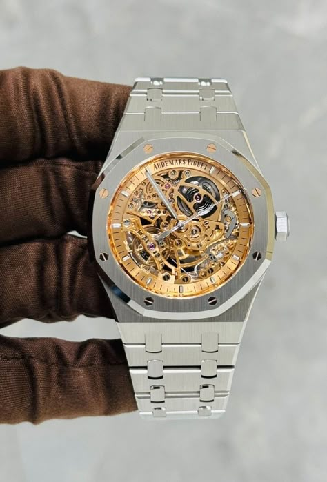 Audemars Piguet Royal oak Platinum Skeleton Mens Watches Guide, Piguet Watch, Dope Jewelry Accessories, Stylish Watches Men, Dancing Diamond, Fancy Watches, Amazing Watches, Expensive Jewelry Luxury, Dream Watches