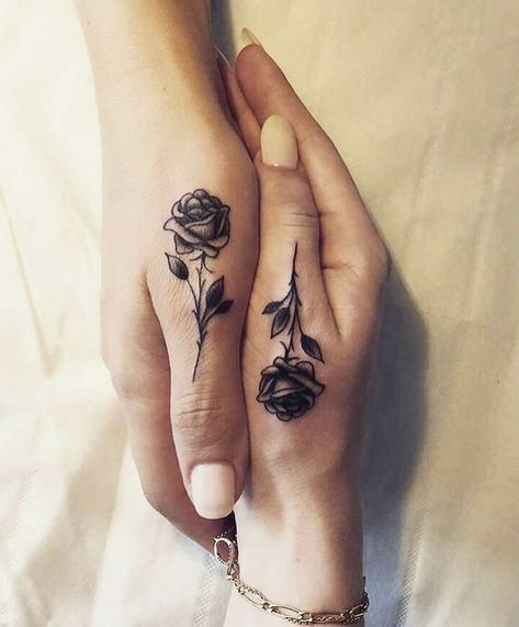 Partner Tattoos, Thumb Tattoos, Bff Tattoos, Matching Couple Tattoos, Hand Tattoos For Women, Matching Tattoo, Sister Tattoos, Hand Tattoo, Friend Tattoos