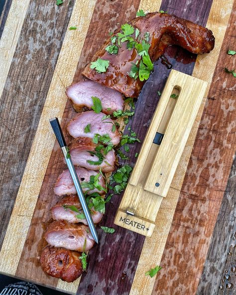 Technically, it's healthy if you see some greens right? 🤷🏽‍♂️ Thanks for the amazing shot @chefqsoto 🙏 Show us your #MEATER cooks and use the #MEATERmade hashtag so we don't miss them! Marinated Pork Tenderloin, Lamb Steak, Lamb Steaks, Marinated Pork Tenderloins, Cooking Thermometer, Meat Thermometer, Marinated Pork, Pork Tenderloin, Show Us