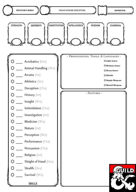 Dnd Character Sheet A5, Medium Armor, Dnd Character Sheet, Sleight Of Hand, A Notebook, Dungeon Master, Character Sheet, The Table, Notebook