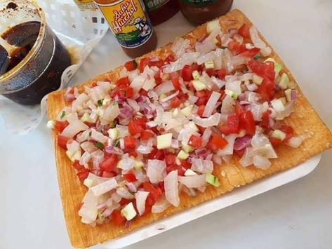 Irresistibles duros preparados con cueritos Mexican Antojitos, Tres Leches, Hawaiian Pizza, Mexican Food Recipes, Pizza, Snacks, Ethnic Recipes, Pizzas