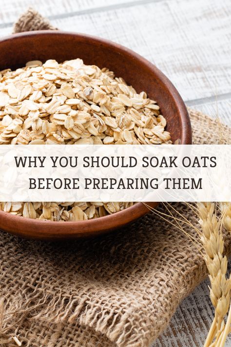 Something people largely forget is how beneficial it can be to soak your oats before cooking them. #oats #cookingtips #breakfastideas #foodtips Soak Oats Overnight, Soaking Oats, Soaking Oats Overnight, How To Soak Oats Overnight, Old Fashioned Oats, Soaked Oats Overnight, Old Fashioned Oats Recipes, How To Soak Oats, Soaking Oats For Oatmeal