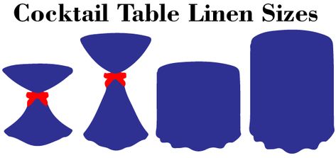 What Size Linen for Highboy Cocktail Tables Cocktail Table Decor, Highboy Table, Table Measurements, Round Cocktail Tables, High Top Tables, Top Cocktails, Tablecloth Sizes, Bridal Photos, Cocktail Table